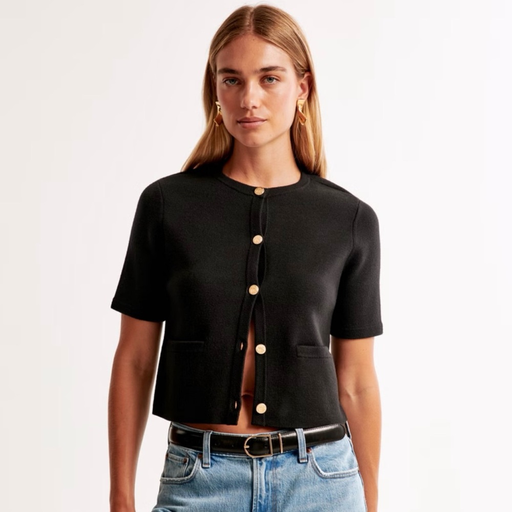 NWT Abercrombie Short Sleeved Cardigan!